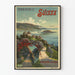 Vintage-Schweizer Poster Durch den Jura - Eisenbahn-Wanddekoration