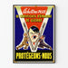 Vintage propaganda poster Buy More War Savings Certificates