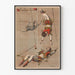 Vintage Poster of Acrobat Act Trio of Trapeze