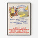 Vintage-Poster Erwachsenenbildung - Inspirierende Wanddekoration Poster