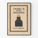 Poster pubblicitario vintage Tanel's Prima Indiano