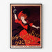 Vintage-Werbeplakat „Absinthe Ducros“ in einem schlanken Rahmen an einer hellen Wand.