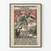 Poster decorativo da parete contro il militarismo - ARTEM LEGRAND