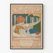 Vintage Poster Illustration of Reading Hermann Seemann