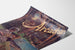 Manifesto vintage Arcachon, località invernale, presentato su una pagina curva, vista prospettica.