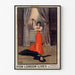 Manifesto vintage How London Lives, Surrey Theatre, esposto in una cornice sottile su una parete chiara.