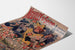 Manifesto vintage Neuilly, festa dei fiori, 1894, presentato su foglio curvato, visuale prospettica.