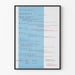 Calendario delle attività CPNB 2001-2003 - Poster da parete di design per decorazione