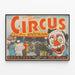 Vintage Circus Poster Al G. Kelly and Miller Bros — framed artwork on a wall