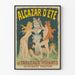 Vintage-Poster Alcazar Sommer - Die lebenden Bilder von Robert Paxton