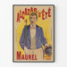 Vintage-Poster Alcazar d'Été Maurel – Retro-Wanddekoration
