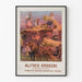 Poster vintage macchina agricola Alfred Grodzki