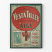 Poster vintage della commedia musicale Algy cantata da Vesta Tilley