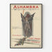 Poster vintage Grande Ballet Le Scarpe Rosse Alhambra