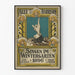 Poster vintage Alle 5 Barrison che cantano nel giardino d'inverno 1896