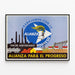 Alliance for Progress Poster - Industrial and Rural Wall Decoration — framed artwork on a wall