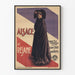 Poster vintage Alsace grande film patriottico con Signora Réjane