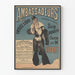Poster vintage Ambassadeurs Scie Populaire cantata da Libert