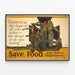 Vintage-Poster "Rettet die Nahrung" – Amerikanische Lebensmittelverwaltung — gerahmtes Bild an der Wand