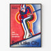 Poster vintage American Airlines Sci Salt Lake City