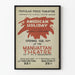 Poster vintage Teatro American Holiday Manhattan Theatre