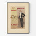 Poster antico Il ballerino sconosciuto di A. Brulé