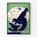 Vintage-Poster Mikroskop Angines Séro-Tabletten