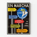 Wall Poster 'Alianza para el Progreso' - Retro Poster of Social Progress
