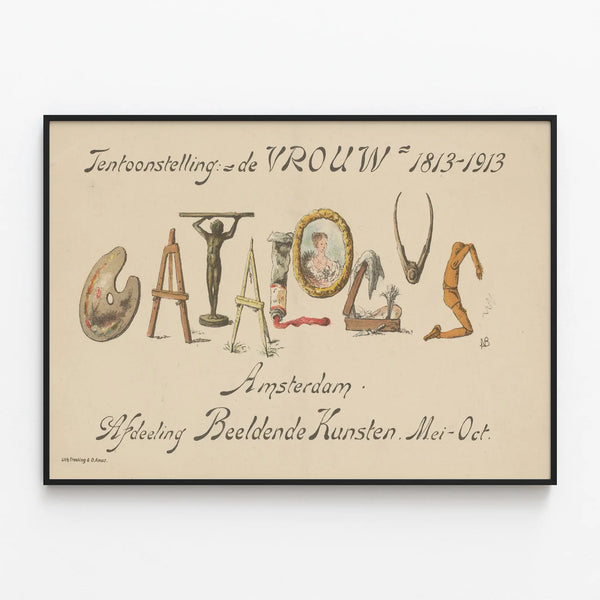 annoncekaart-van-de-tentoonstelling-de-vrouw-1813-1913