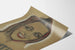 Poster vintage ritratto donna argentina