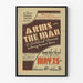 Vintage theatre poster Arms and the Man