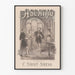 Vintage poster of Ascanio, a five-act opera by C. Saint-Saëns