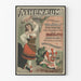 Vintage poster Athénaeum variety evening show