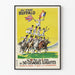 Vintage poster of the 50 Djiguite Cossacks at Buffalo Stadium