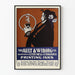 Poster vintage The Ault & Wiborg Co. inchiostro da stampa