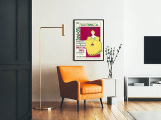 Poster pubblicitario vintage Ault & Wiborg Co. per inchiostri di stampa