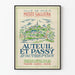 Galliera Museum Poster - Auteuil and Passy Exhibition 1935