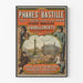 Vintage-Poster Die Leuchttürme der Bastille - Pariser Wanddekoration