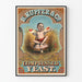 Vintage-Poster B. Kupfer & Co. Trockenhefe