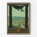 Vintage-Poster Baden Baden - Retro-Wanddekoration Natur und Region