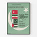 Vintage-Poster des Bagdad-Pakts – Historische Wanddekoration