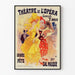 Poster vintage Teatro dell'Opera - Ballo mascherato 1899