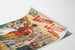 Poster vintage Barnum & Bailey La Piccola Giraffa Unica in America
