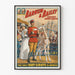 Poster vintage Barnum & Bailey La Piccola Giraffa Unica in America