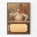 Vintage-Poster des Barkeeper, der ein Bierglas hebt