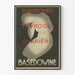 Poster vintage medico Sindromi Tiroide-Ovariche Basedowine