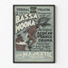 Poster vintage Teatro Federal - Bassa Moona