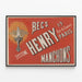 Vintage-Poster Bec Système Henry Manchons Paris — gerahmtes Bild an der Wand