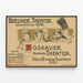 Poster teatrale Berliner Theater Moskauer Künstlerisches Theater 1906 — quadro incorniciato alla parete