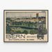 Vintage-Poster Bern Schweiz - Authentische Schweizer Wanddekoration — gerahmtes Bild an der Wand